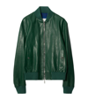 BURBERRY LEATHER BOMBER JACKET