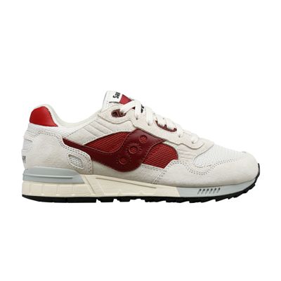 Pre-owned Saucony Shadow 5000 'beige Red' In Cream