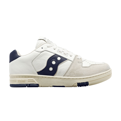 Pre-owned Saucony Spot-bilt Sonic Low Premium 'beige Blue' In Cream