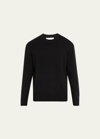Frame Mens Cashmere Crewneck Sweatshirt In Noir In Noir