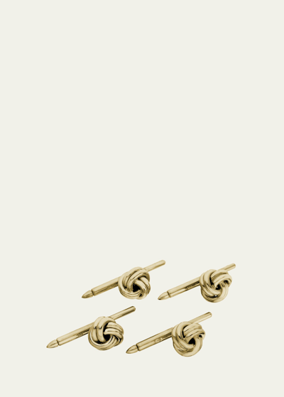 Bergdorf Goodman Men's 14k Yellow Gold Knot Shirt Studs