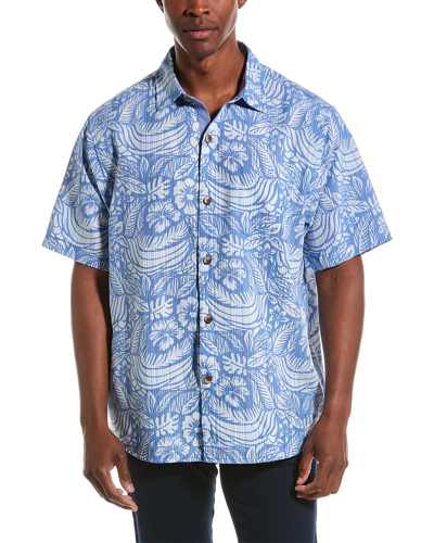 Tommy Bahama Coconut Point Cabana Blooms Shirt In Blue