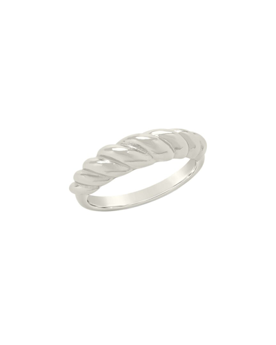 Sterling Forever Silver Graham Twist Band Ring In White