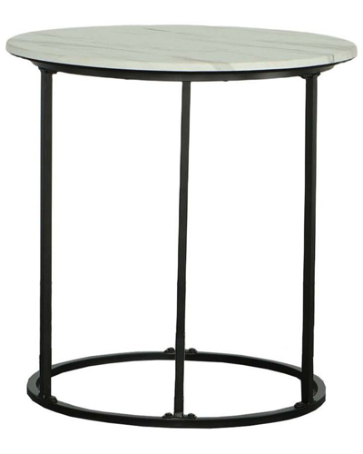 Progressive Furniture Round End Table In Black