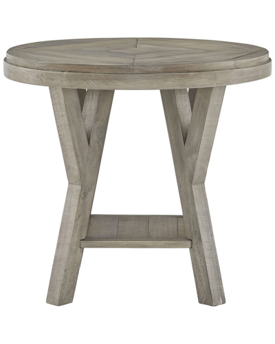 Progressive Furniture Round End Table In Brown