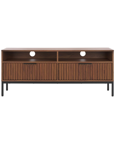 Safavieh Lylia 2-drawer & 2-shelf Media Stand In Brown