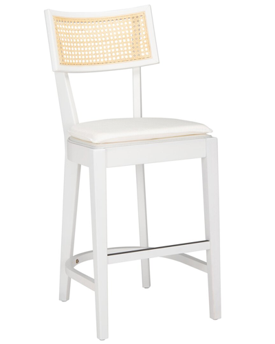 Safavieh Galway Cane Counter Stool In White