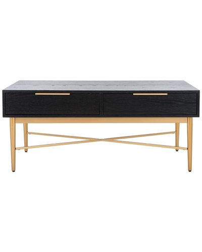 Safavieh Pierre 2-drawer Coffee Table In Black