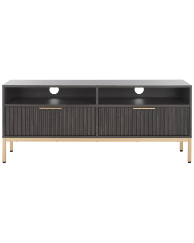 Safavieh Lylia 2-drawer & 2-shelf Media Stand In Black