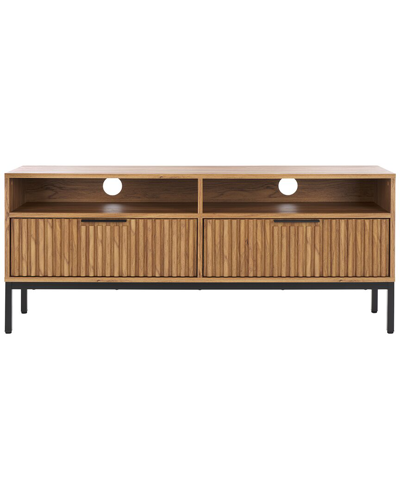 Safavieh Lylia 2-drawer & 2-shelf Media Stand In Brown