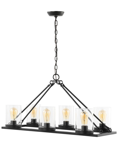 Safavieh Reagan 6-light 32in Chandelier In Black