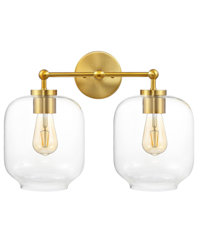 Safavieh Navia 2 -light 17in Wall Sconce In Gold