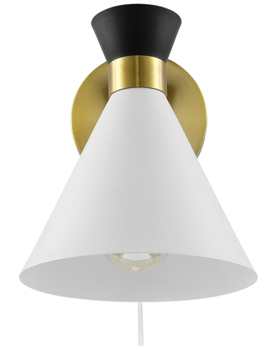 Safavieh Jordie 8.25in Wall Sconce In White