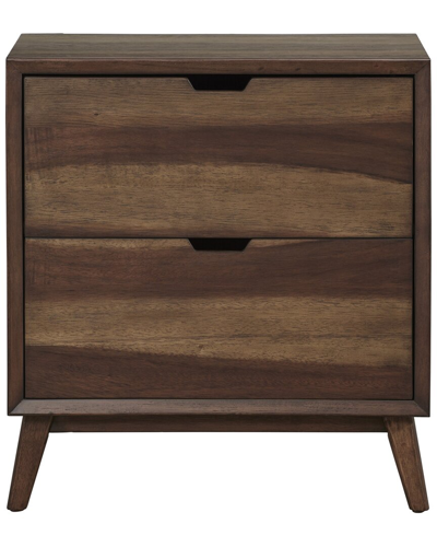 Progressive Furniture 2-drawer Nightstand In Brown