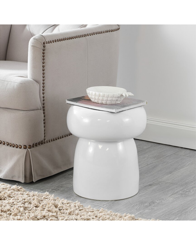 Safavieh Millia 14.75in Garden Stool In White