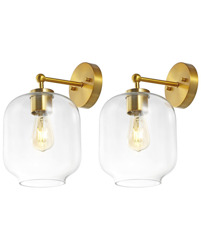 Safavieh Edie 9.5in Wall Sconce In Gold