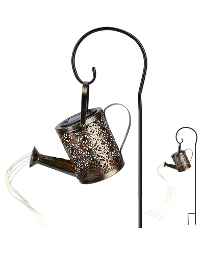 Fresh Fab Finds Solarek Solar Watering Can String Light In Brown