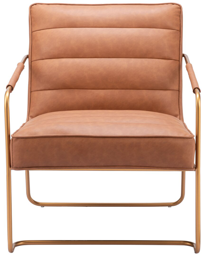 Zuo Modern Dallas Accent Chair In Brown