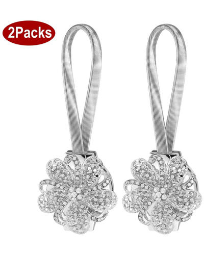 Fresh Fab Finds Pack Of 2 Magnetic Curtain Tiebacks In Multicolor