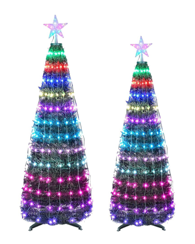Fresh Fab Finds 5.9ft Led Collapsible Christmas Tree In Multicolor