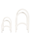 Mercana Set Of 2 Springe Speckled Arch Decorative Objects