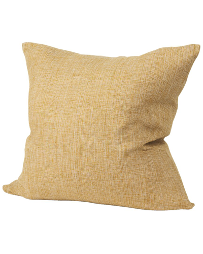 Mercana Jacklyn Decorative Square Linen Pillow Cover In Brown