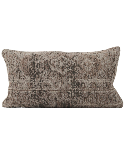 Mercana Khloe Decorative Lumbar Pillow Cover In Brown