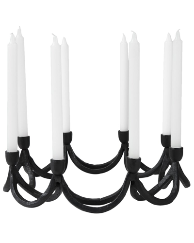 Mercana Seraph Round Candle Holder In White