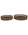 Mercana Set Of 2 Thala Wicker Trays