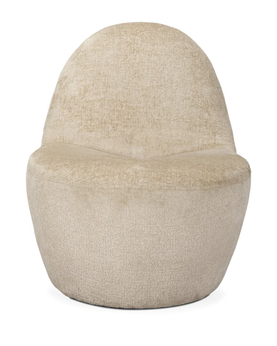 Mercana Beverly Chenille Accent Chair In Neutral