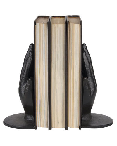 Mercana Praying Hands Book Ends In Black