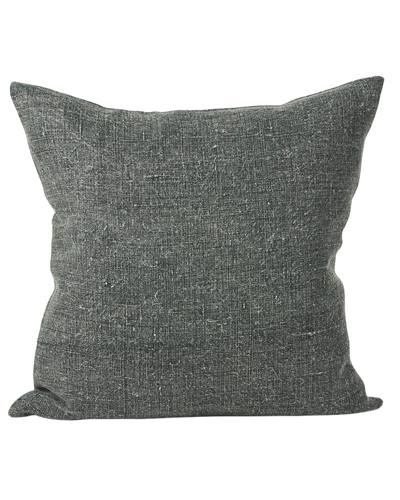 Mercana Jack Decorative Square Linen Pillow Cover In Green