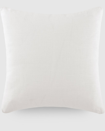 Home Collection Washed & Distressed Cotton Throw Pillow In White