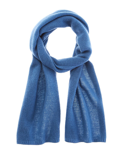 Portolano Cashmere Scarf In Blue