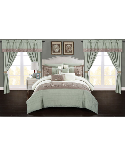 Chic Home Sona Bed In A Bag Comforter Set In Sage