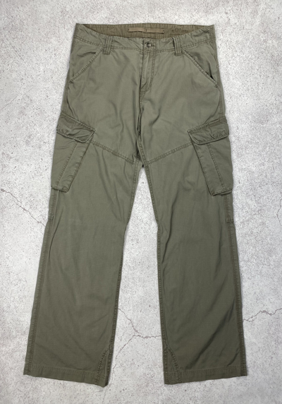 Pre-owned Military X Vintage Y2k Military Japan Cargo Pants In Khaki