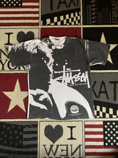 Pre-owned Stussy X Vintage Stussy Danny Boy Customade Tee Usa In White