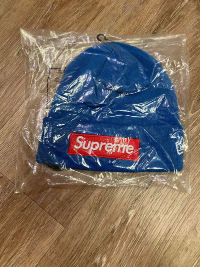 Pre-owned Supreme Blue Box Logo Beanie