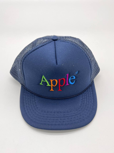 Pre-owned Apple X Vintage Apple Vintage Cap In Blue