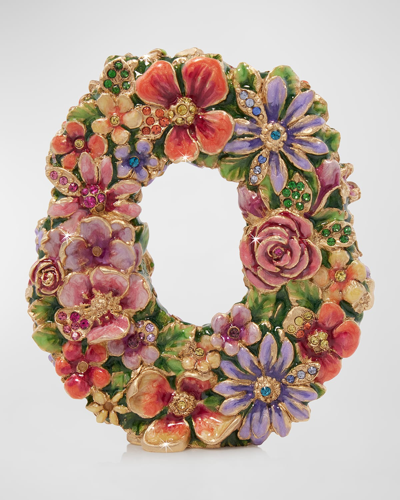 Jay Strongwater Floral Hugs Objet In Multi