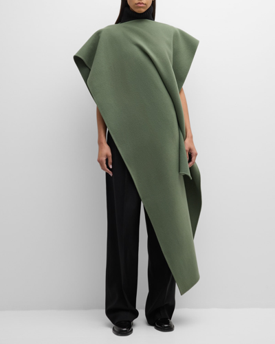 The Row Keran Cashmere Top In Green