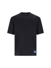 Burberry Equestrian Knight-patch Cotton T-shirt In Black  