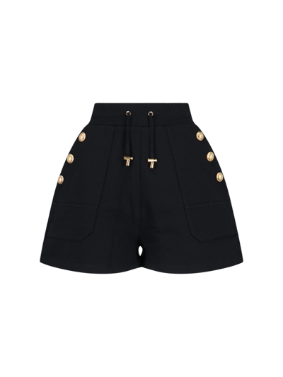 Balmain Track Trousers In Black  