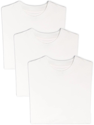 Jil Sander T-shirt Cn Ss 3pack In White