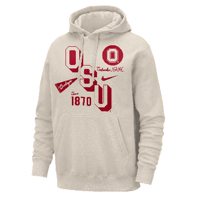 Nike Ohio State Club  Men's College Hoodie In Brown