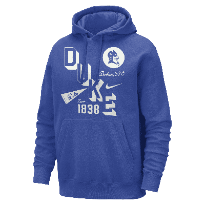 Nike Duke Club  Men's College Hoodie In Blue