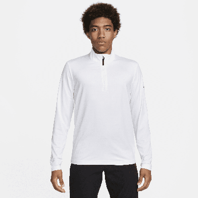 Nike Men's Victory Dri-fit 1/2-zip Golf Top In White