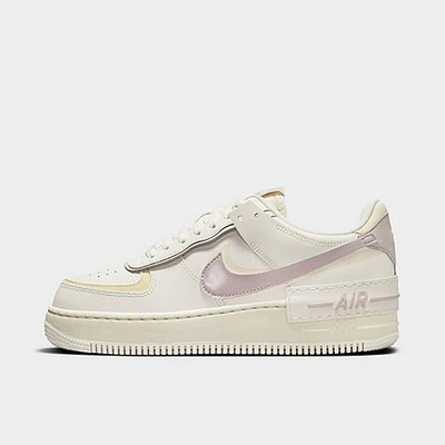 Nike Women's Air Force 1 Shadow Shoes In Sail/platinum Violet/coconut Milk
