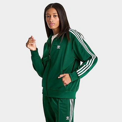 Adidas Originals Adidas Women's Originals Adicolor Classics Firebird Track Jacket In Collegiate Green 