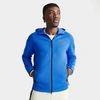 Nike Men's Tech Fleece Windrunner Full-zip Hoodie In Light Photo Blue/black